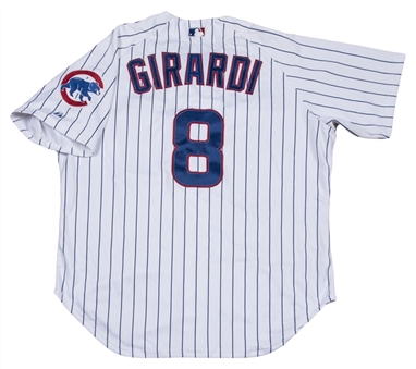 2000 Joe Girardi Game Used Chicago Cubs Home Jersey